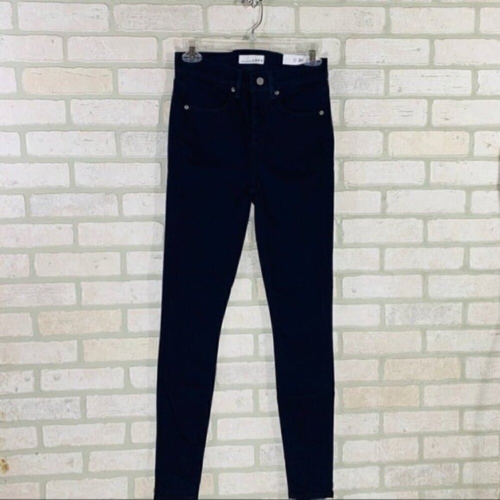 Loft NWT Cozy High Rise Denim Leggings in … - Picture 4 of 12